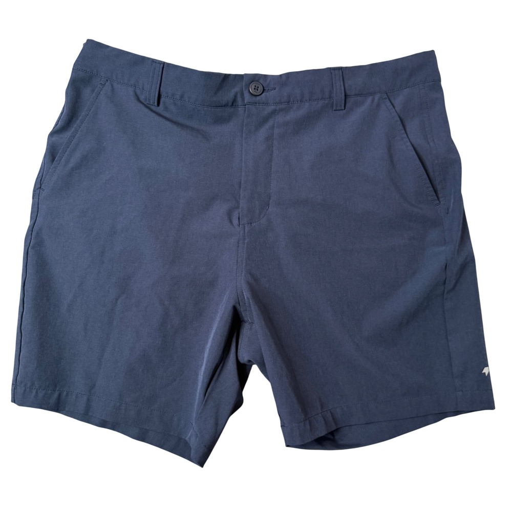 1764 Signature Xander Mens Performance Golf Shorts Navy Blue Size 36 Active